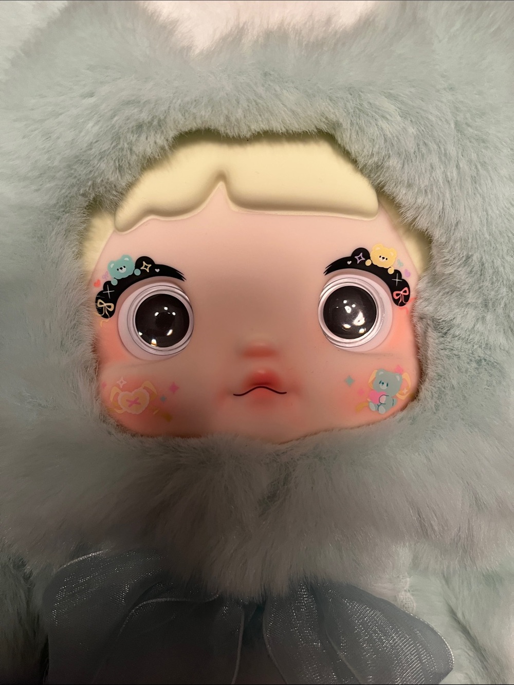 Hi Toy x Nommi 400% Good Night Bear Series Interactive Plush 13”- Star - Picture 12 of 16